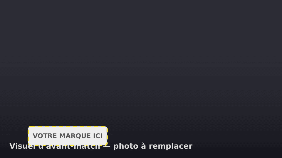 Visuel d'avant-match (réseaux sociaux)
